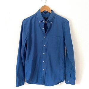JCREW, Men's Blue Oxford Shirt, Slim Size M
